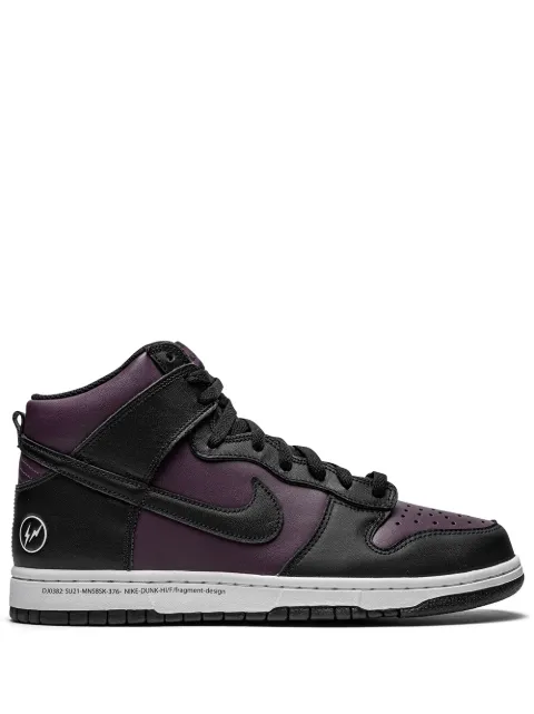 Nike x Fragment Dunk High "City Pack - Beijing 2021" sneakers Black DJ0382