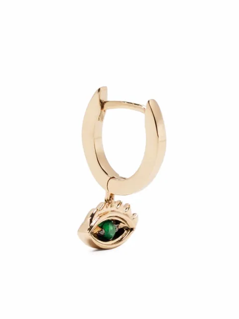 Delfina Delettrez 9kt yellow gold Micro-Eye Piercing emerald earring Gold ANA5033A