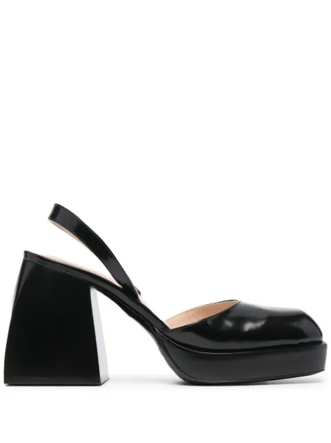 Nodaleto high-shine finish pumps Black NO39165