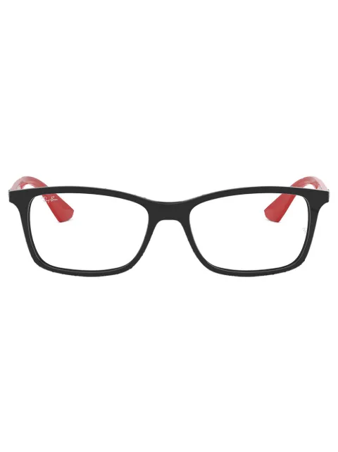 Ray-Ban 0RX7047 rectangle frame glasses White RX70472475