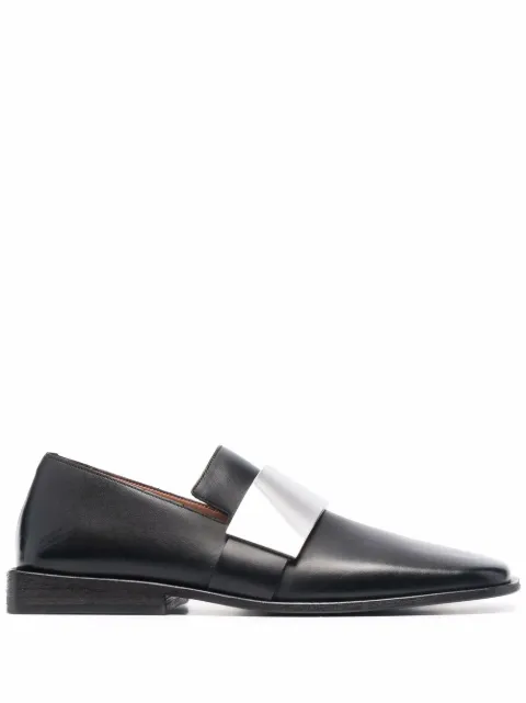 Marsèll Lamiera metal-embellished loafers Black MW6564118