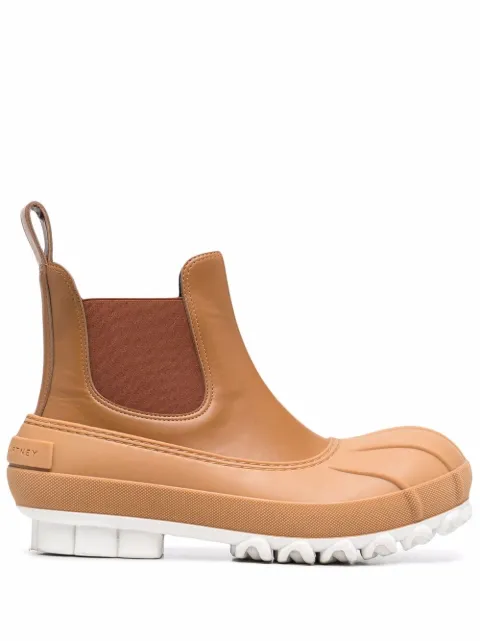 Stella McCartney elasticated-panel ankle boots Brown 800424N0205