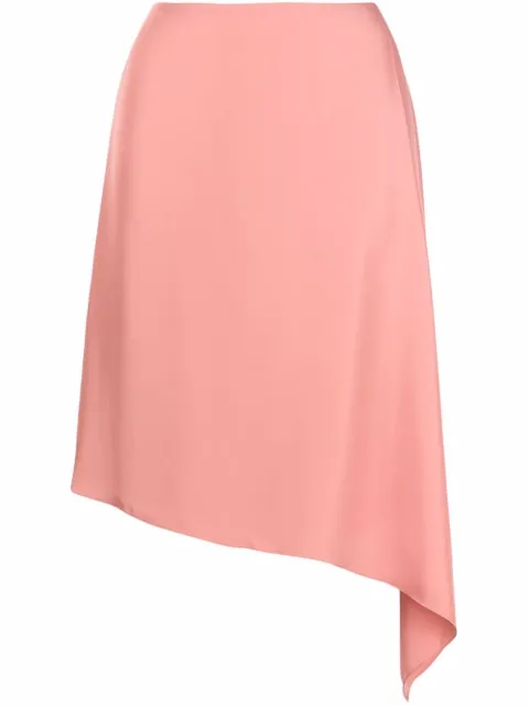 Theory asymmetric-hem skirt Pink L0209303