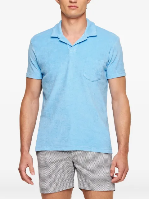 Orlebar Brown Riviera short-sleeve polo shirt Blue 259935