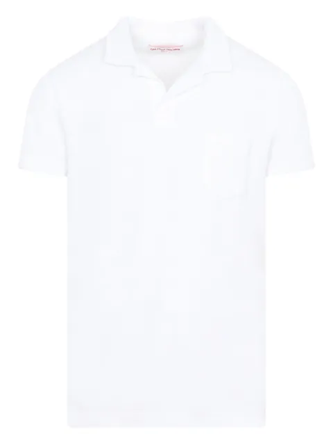 Orlebar Brown Riviera short-sleeve polo shirt White 250120
