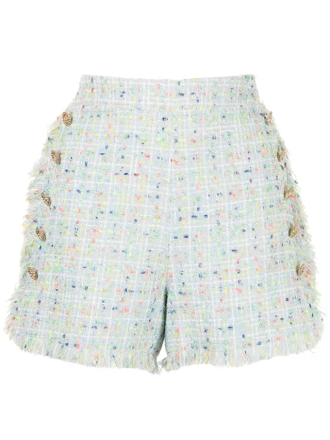 Edward Achour Paris tweed-style sailor shorts Multicolour 4431062656D