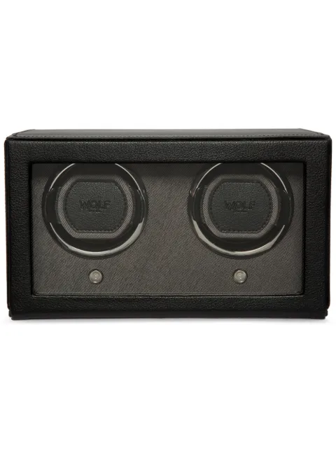 WOLF Cub double watch winder box Black W461203