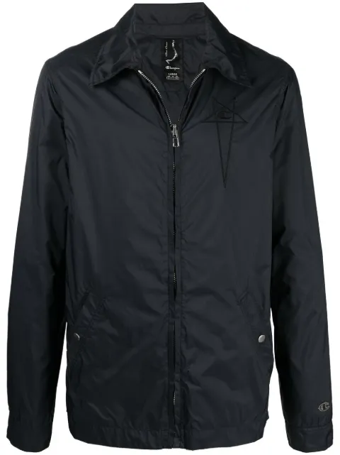 Rick Owens Lilies front zip shell jacket Black CM21S000121675009
