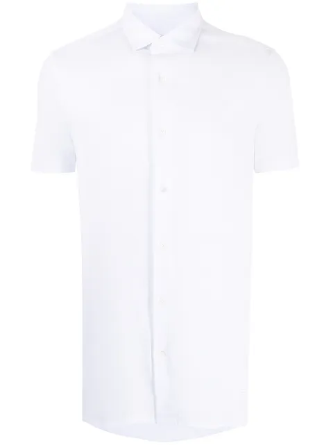 Emporio Armani short-sleeve poplin shirt White 8N1CG01JUVZ0100