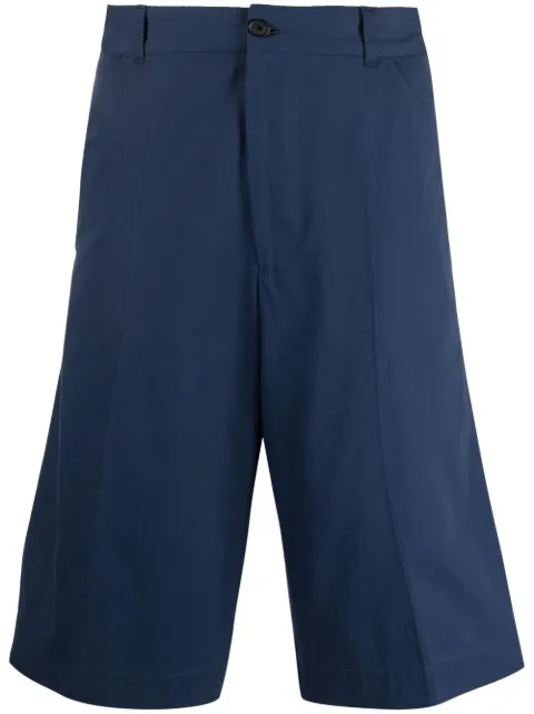 Kenzo long cotton shorts Blue FB55SH2129DG