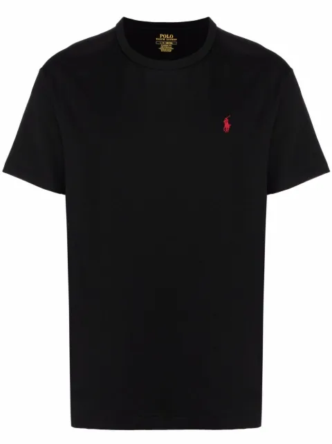 Polo Ralph Lauren embroidered logo T-shirt Black 710811284001