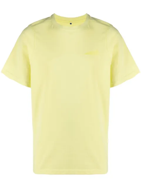 Ader Error logo-print short-sleeve T-shirt Yellow BKASSHT11YL