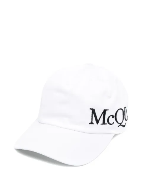 Alexander McQueen logo-embroidered baseball cap White 6328964105Q