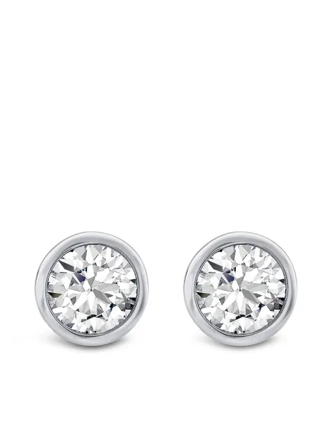 Pragnell 18kt white gold Sundance diamond stud earrings Silver CR9045