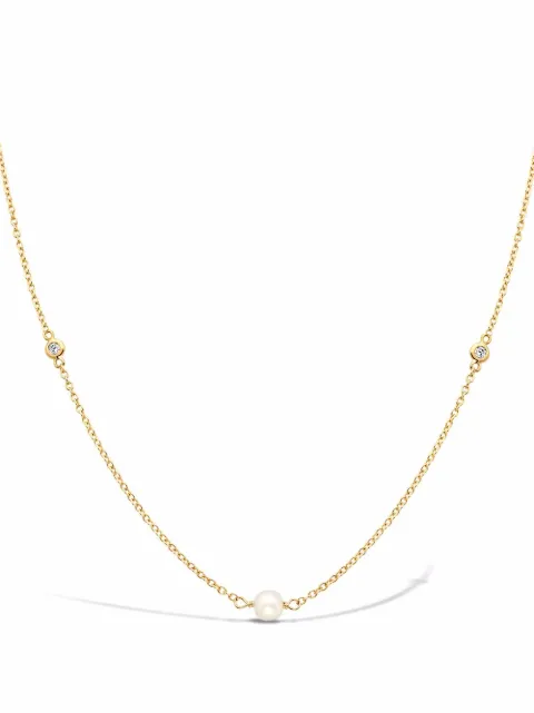 Pragnell 18kt yellow gold Sundance pearl and diamond necklace Gold CR1740