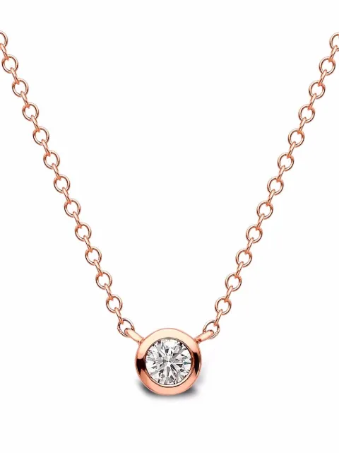 Pragnell 18kt rose gold Sundance diamond necklace Pink CR1613