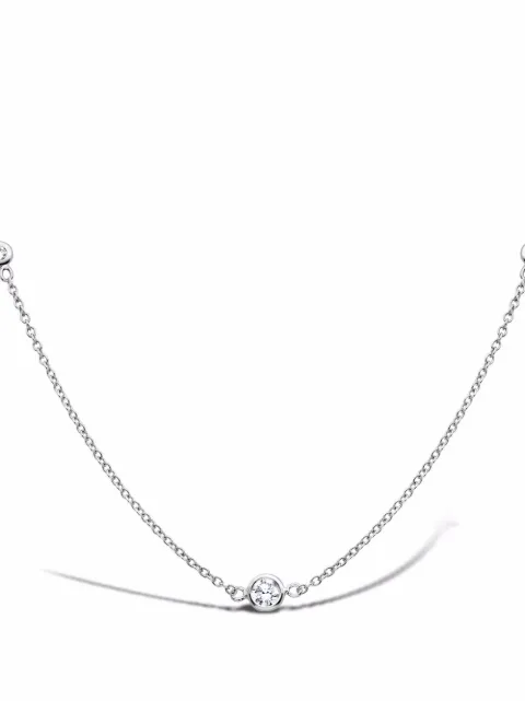 Pragnell 18kt white gold Sundance diamond pendant necklace Silver CR2331