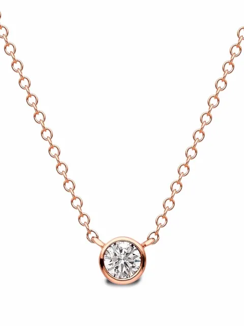 Pragnell 18kt rose gold brilliant-cut diamond pendant necklace Pink CR1616