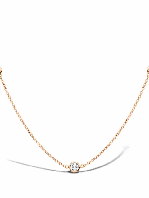 Pragnell 18kt rose gold Sundance diamond pendant necklace Pink CR2332
