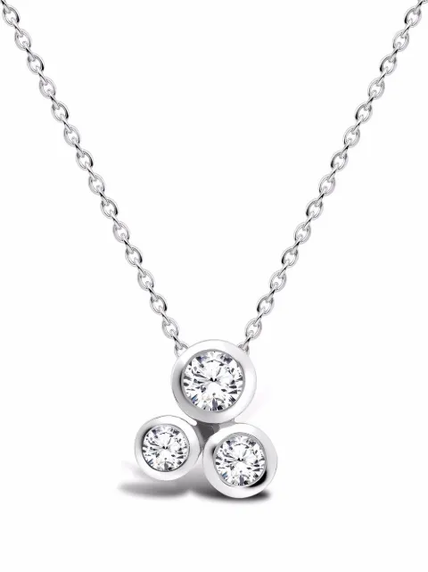 Pragnell 18kt white gold Bubbles diamond necklace Silver F0439