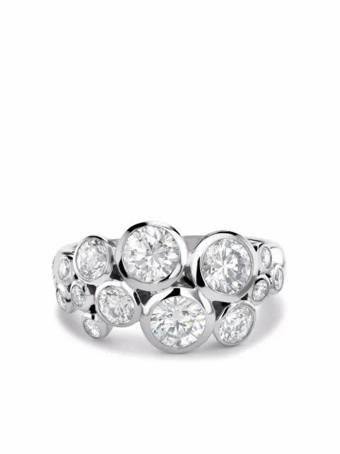 Pragnell 18kt white gold Bubbles diamond dress ring Silver F0004