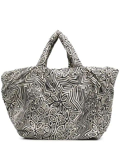 10 CORSO COMO Pouffy floral-print tote bag Neutrals CCSH99FLORAL
