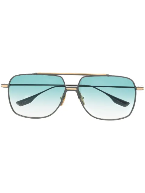 Dita Eyewear Alkamx pilot-frame sunglasses Black DTS100A