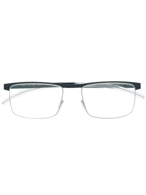 Mykita Stuart rectangle-frame glasses Blue STUART