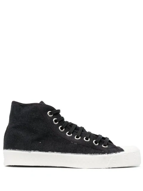 Spalwart distressed-finish high top sneakers Black 3405110