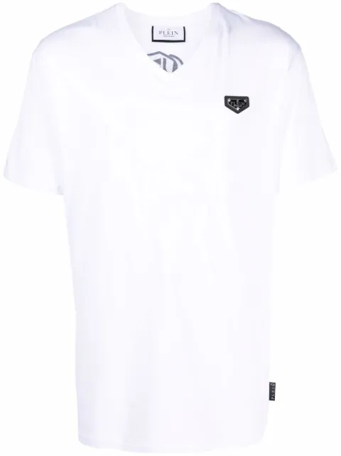 Philipp Plein No Limits rhinestone-embellished T-shirt White AAACUTK0094PJY002N
