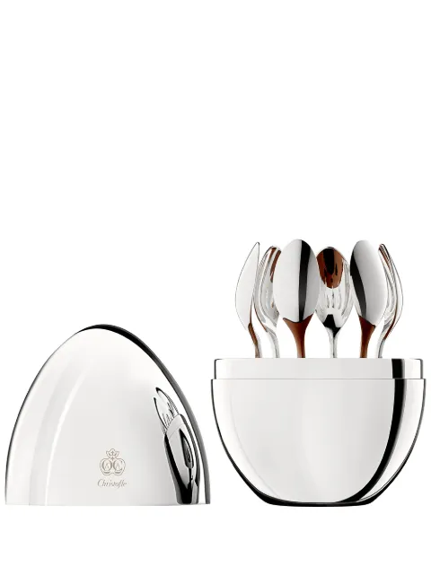 Christofle Mood Coffee espresso spoon (set of six) Silver 3170660315824