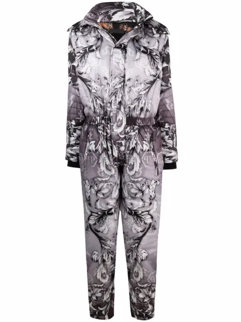 Philipp Plein New Baroque ski jumpsuit Grey FAACWRS0034PNY002N