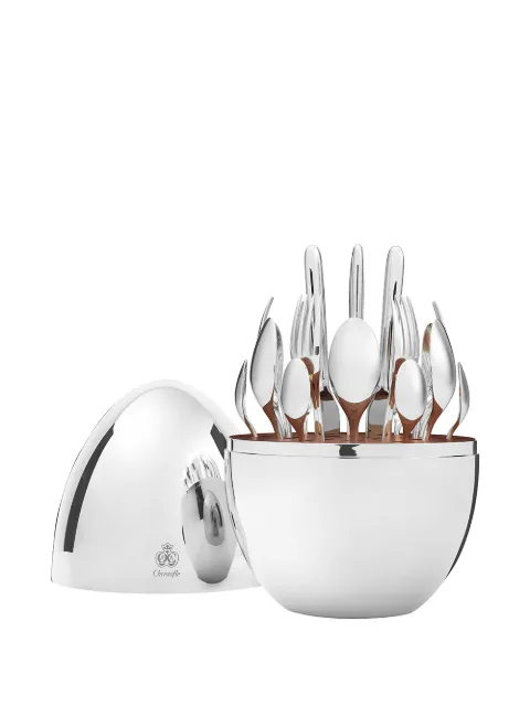 Christofle Mood 24-piece flatware set (six-person setting) Silver 3170660307263