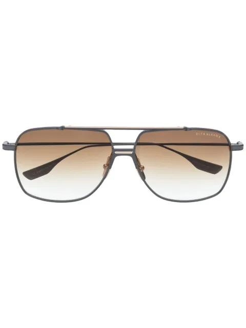 Dita Eyewear Alkamx pilot-frame sunglasses Grey DTS100A
