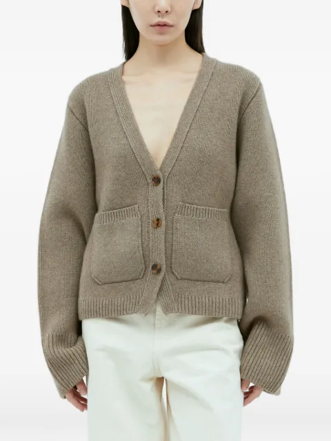 KHAITE The Scarlet cashmere cardigan Neutrals 8267600216