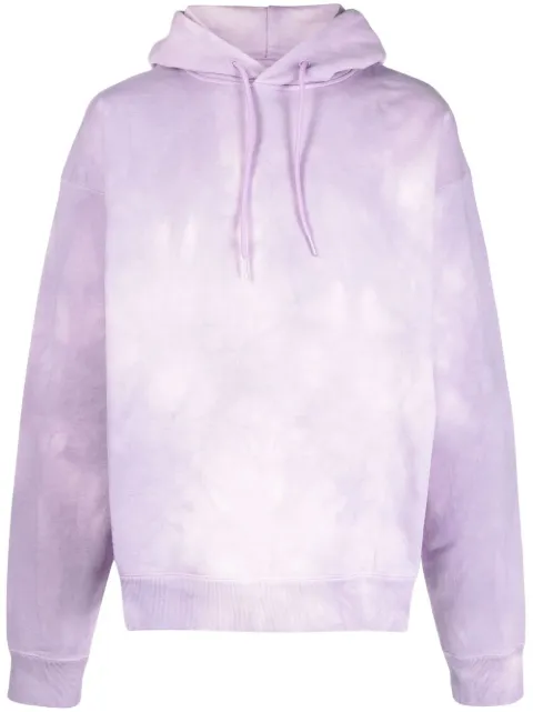 Martine Rose tie dye-print cotton hoodie Pink MR602T