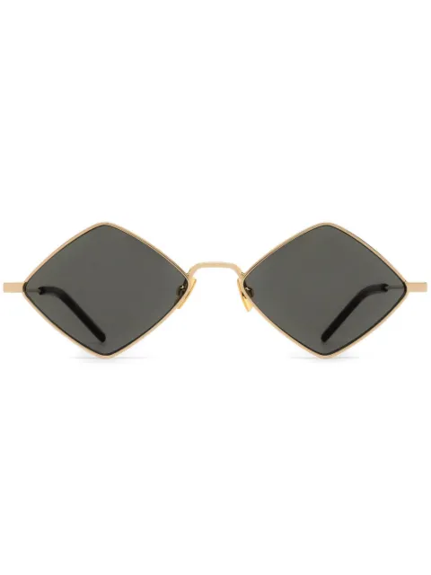 Saint Laurent Eyewear Lisa diamond-frame sunglasses Gold SL302LISA004