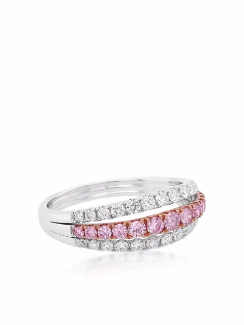 HYT Jewelry 18kt gold Argyle Pink diamond ring Silver R789HR