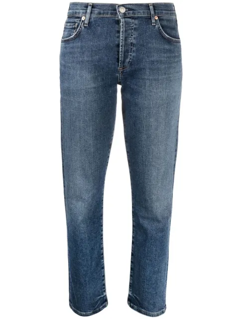 Citizens of Humanity Emerson cropped slim-fit jeans Blue 1797B372LNGWK