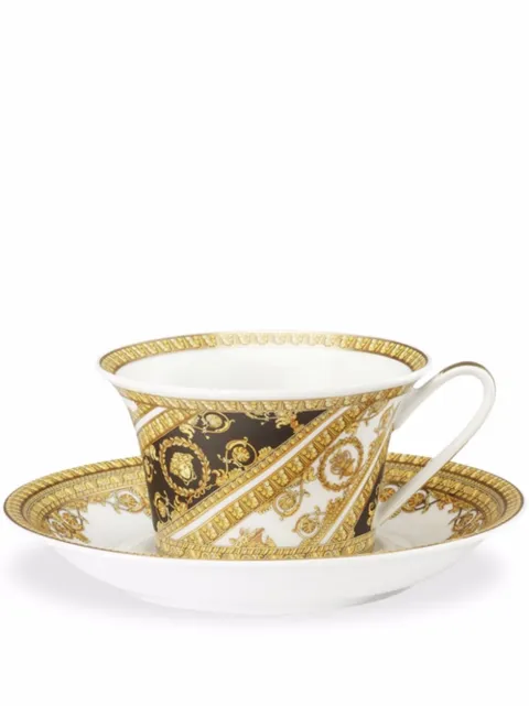 Versace Baroque teacup and saucer White 1932540365114640