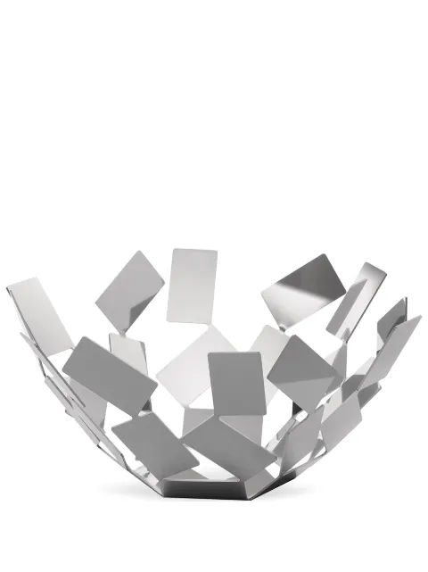 Alessi La Stanza dello Scirocco fruit bowl Silver MT02