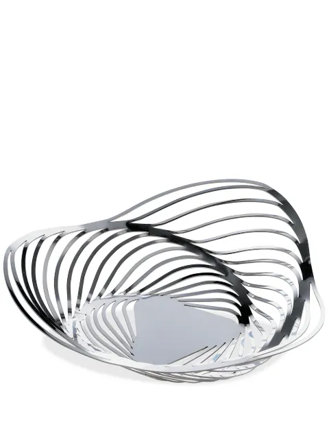 Alessi Trinity stainless steel fruit bowl Silver ACO02