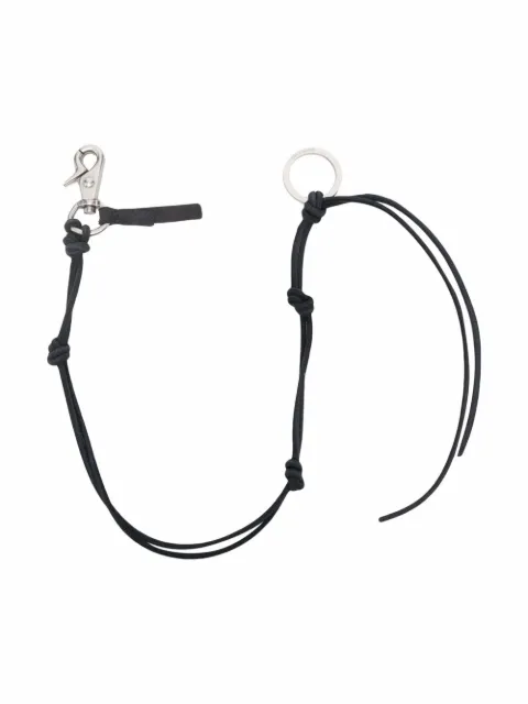 OUR LEGACY Ladon leather necklace Black A2208LBL