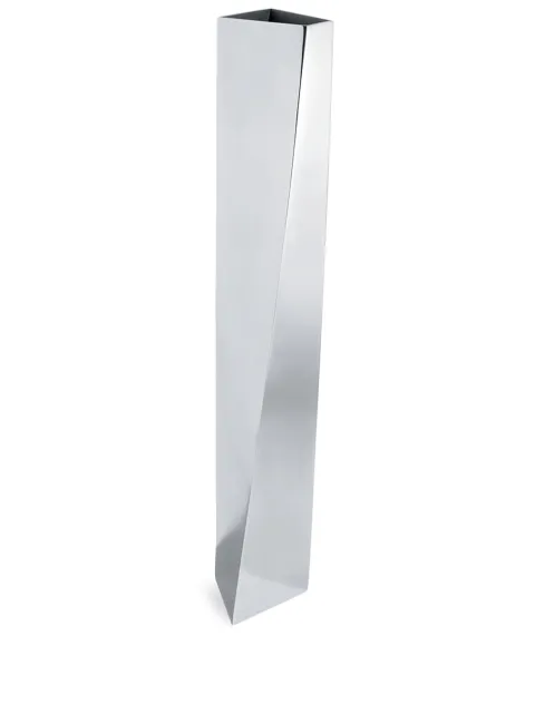 Alessi Crevasse' flower vase Silver ZH01