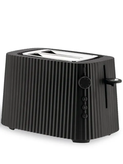 Alessi Plissé tonal toaster EU plug version Black MDL08BEU