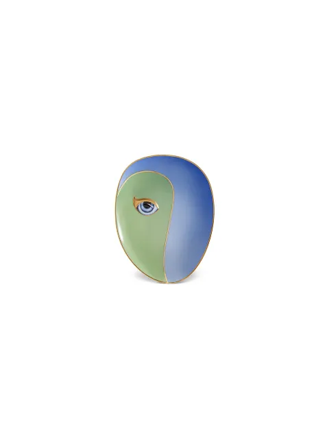L'Objet Lito Vide plate (18cm x 14cm) Blue LXL71