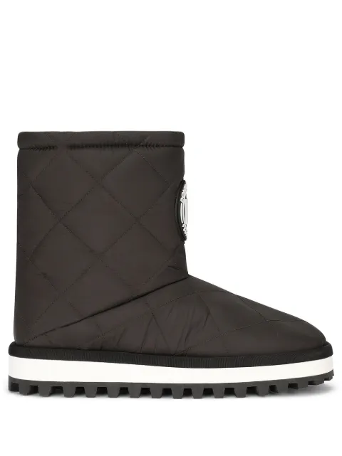 Dolce & Gabbana quilted snow boots Black CK1892AQ238