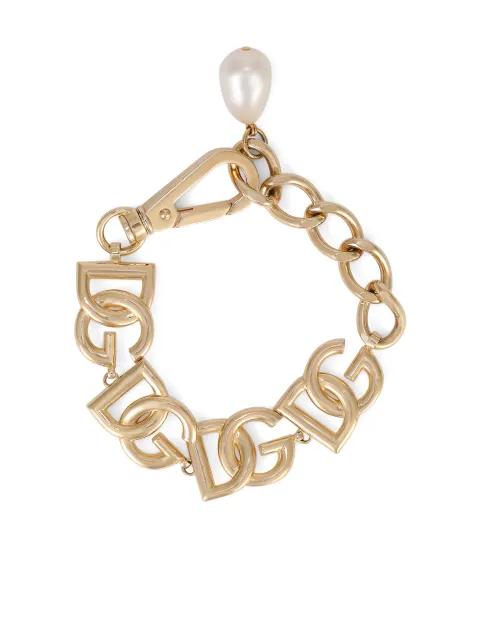 Dolce & Gabbana faux-pearl bracelet Gold WBN6P2W1111
