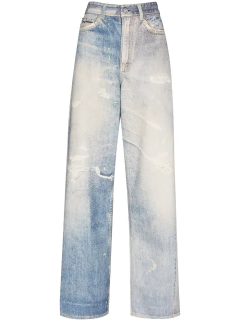OUR LEGACY full cut distressed jeans Blue W4205TDD