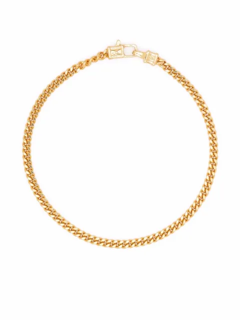 Tom Wood Curb M gold-plated sterling silver bracelet Gold B13029CBM01S9259K